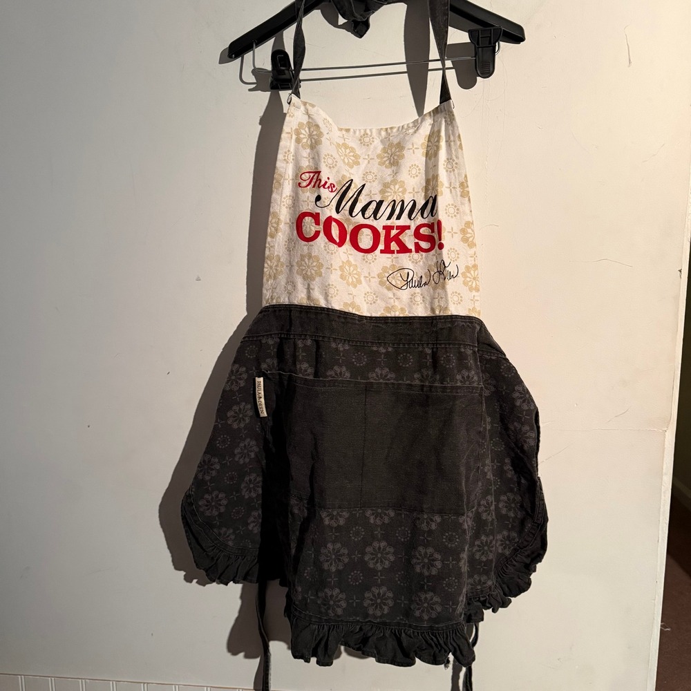 This Mama Cooks Paula Deen Apron Signature Chef Kitchen Cottagecore‎